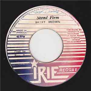 Barry Brown - Stand Firm download free