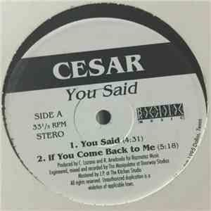 Cesar  - You Said download free