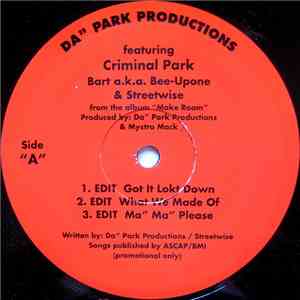 Da" Park Productions Featuring Criminal Park - Got It Lokt Down download free