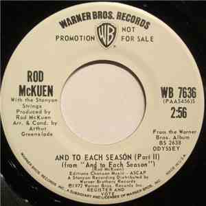 Rod McKuen With The Stanyan Strings - And To Each Season (Part II) / Guess I'd Rather Be In Colorado download free
