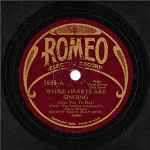 Society Night Club Orch. - While Hearts Are Singing / When The Moon Comes Over The Mountain download free