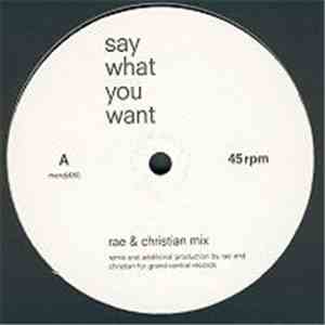 Texas - Say What You Want download free