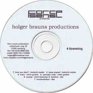 Various - Force Sense Presents Holger Brauns Productions download free