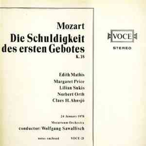 Wolfgang Amadeus Mozart, Edith Mathis, Margaret Price, Lilian Sukis, Wolfgang Sawallisch, Norbert Orth, Claes-Håkan Ahnsjö - Die Schuldigkeit des ersten Gebots download free